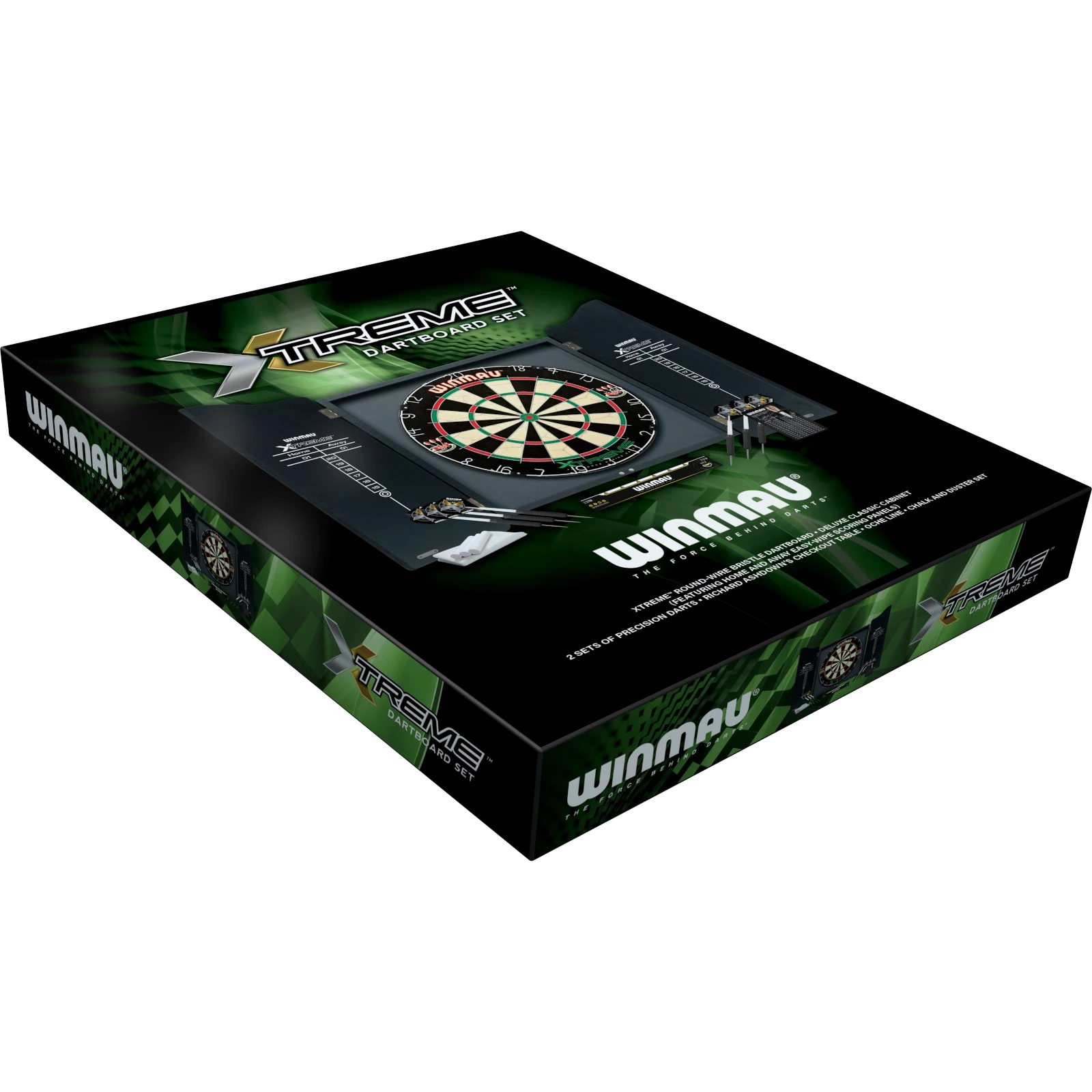 Winmau Dartscheibe Set „Xtreme“ inkl. Cabinet  Produktbild